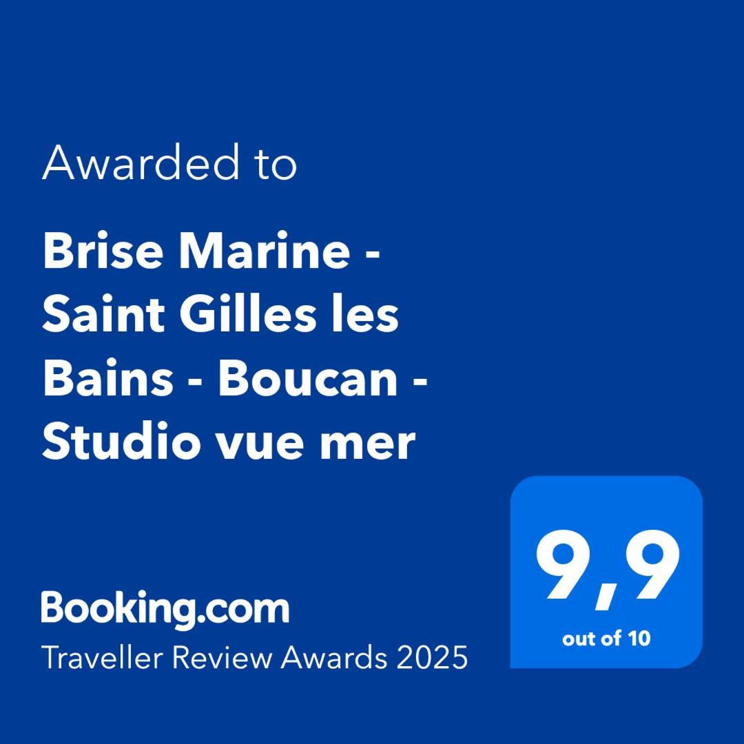 Brise Marine - Saint Gilles Les Bains - Boucan - Studio Vue Mer 外观 照片